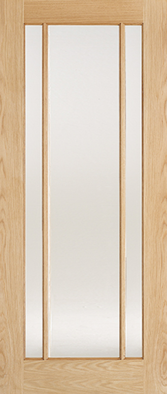 Oak Lincoln Frosted Glazed Unfinished Door