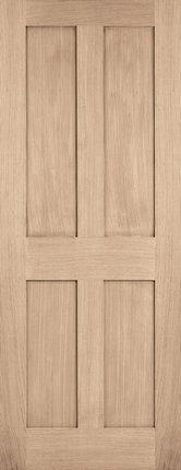 Oak London Pre-Finished FD30 Fire Door