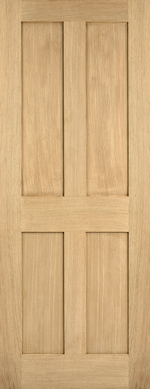 Oak London Unfinished FD30 Fire Door
