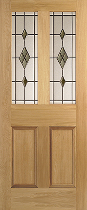 Oak Malton Unglazed 2L Unfinished Door