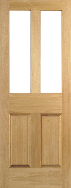 Oak Malton Unglazed 2L Unfinished Door