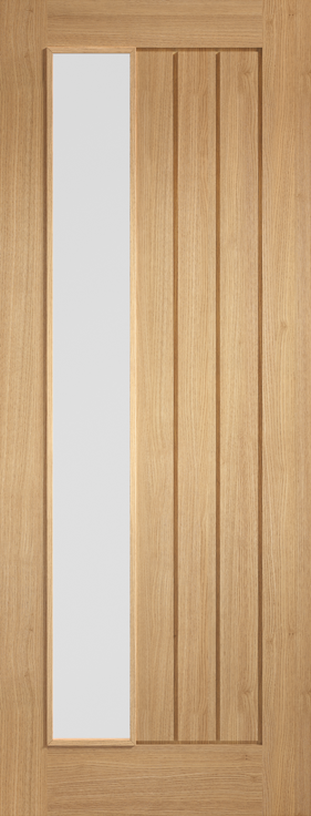 Oak Mexicano Frosted Glazed Offset Pre-Finished Door
