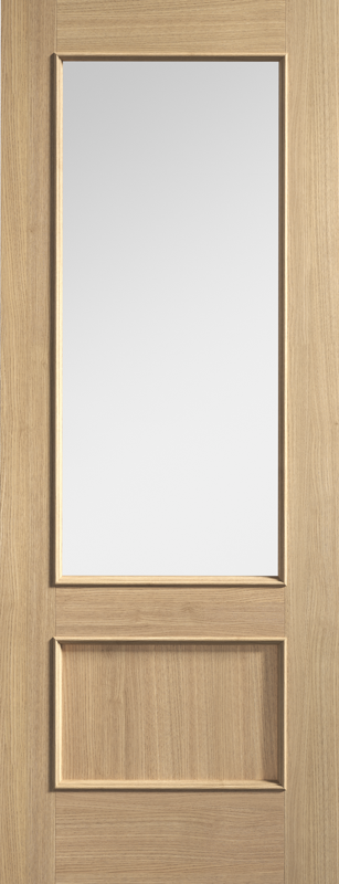Oak Murcia Clear Glazed Pre-Finished Door