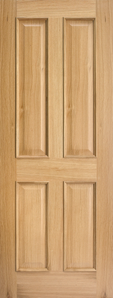 Oak Regency 4P RM2S Unfinished FD30 Fire Door
