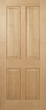 Oak Regency 4P Unfinished Door