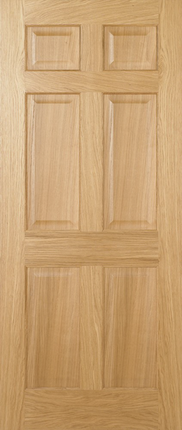 Oak Regency 6P Pre-Finished FD30 Fire Door