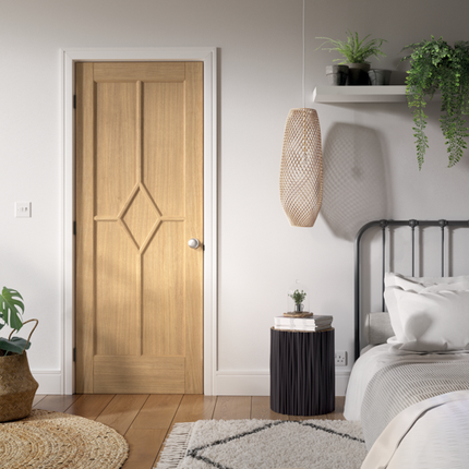 Oak Reims 5P Pre-Finished Door