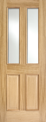 Oak Richmond Clear Glazed 2L RM2S Unfinished Door