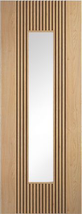 Oak Sydney Clear Glazed Pre-Finished Door