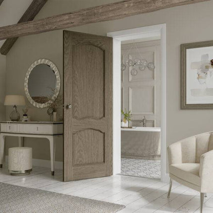 Oak Louis With Raised Mouldings Unfinished Door