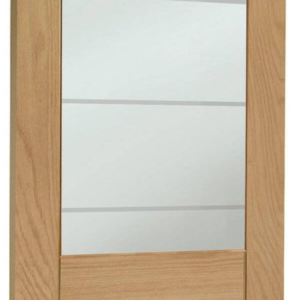 Oak Palermo Original 2XG Clear Etched Glass Pre-Finished Door