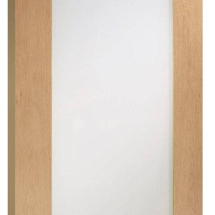 Oak Pattern 10 With Obscure Glass Pre-Finished Door
