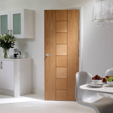 Oak Messina Unfinished FD30 Fire Door