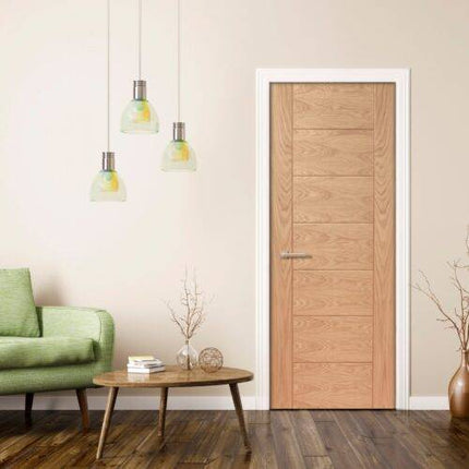Oak Palermo Original Pre-Finished FD30 Fire Door