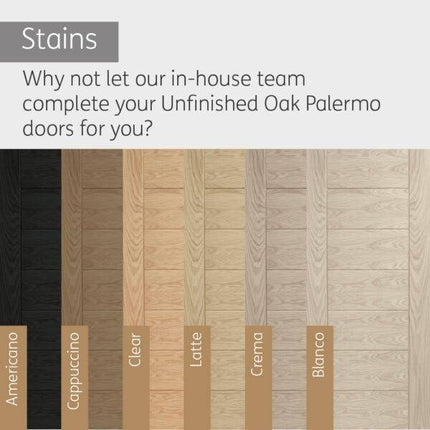 Oak Palermo Essential Unfinished FD30 Fire Door