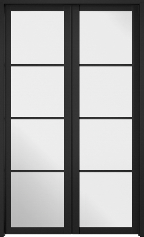 Black Soho W4 Pre-Finished Room Divider