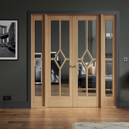 Oak Reims W6 Pre-Finished Room Divider
