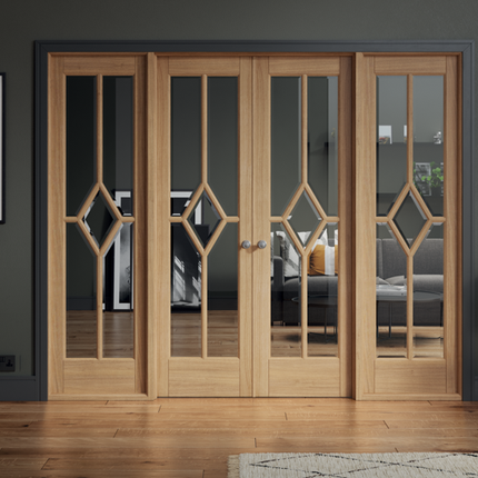 Oak Reims W8 Pre-Finished Room Divider