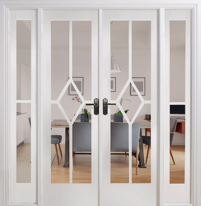 White Reims W6 Primed Room Divider