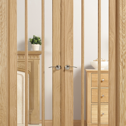 Oak Lincoln W4 Unfinished Room Divider