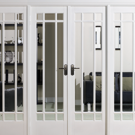White Manhattan W8 Primed Room Divider