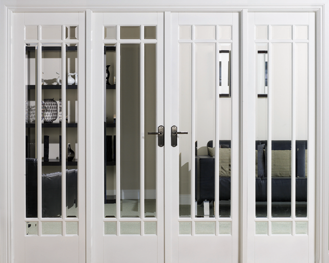 White Manhattan W8 Primed Room Divider