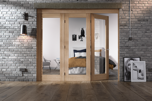 Oak Unfinished 3+0 Roomfold Frame