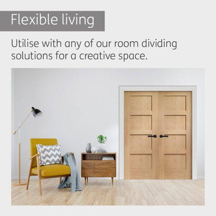 Oak Shaker 4 Panel Pre-Finished Door