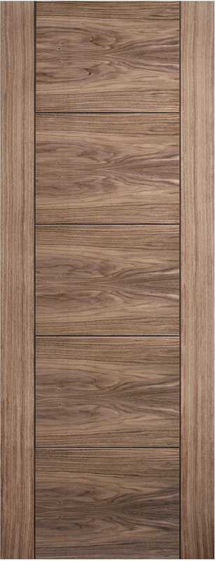 Walnut Vancouver 5P Pre-Finished FD30 Fire Door