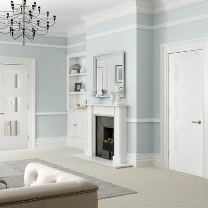 White Amsterdam Primed Door