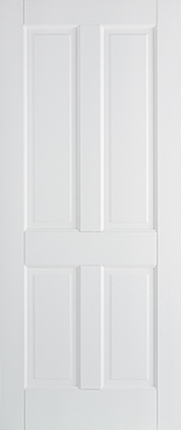 White Canterbury 4P Primed Door