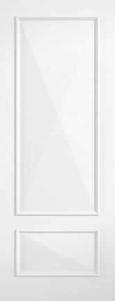 White Knightsbridge 2P Primed Door