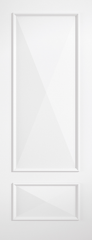 White Knightsbridge 2P Primed Door