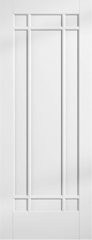 White Manhattan Primed FD30 Fire Door