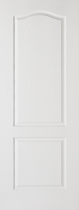 White Moulded Classical 2P Primed FD30 Fire Door