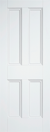 White Nostalgia 4P Primed Door