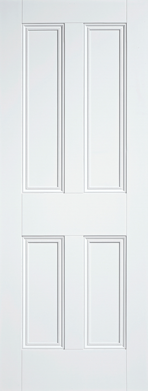 White Nostalgia 4P Primed Door
