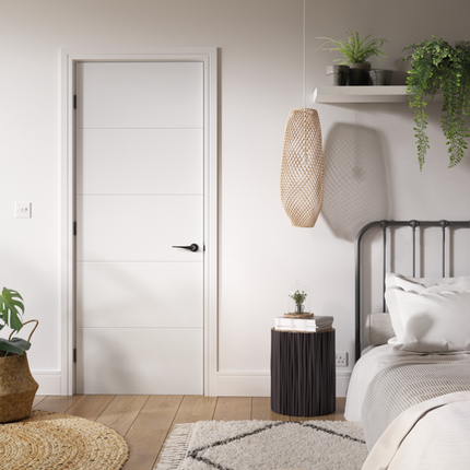 White Santandor Primed Door