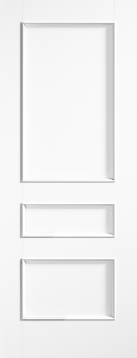 White Toledo Primed FD30 Fire Door