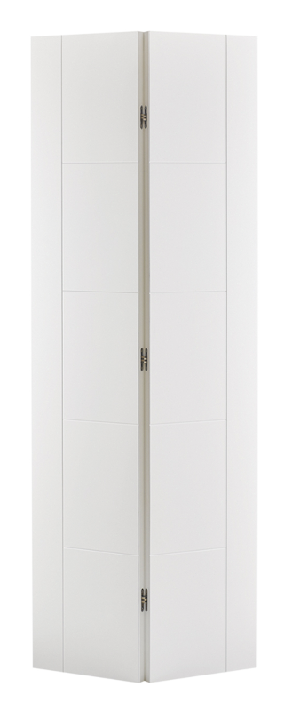 White Vancouver Bi-Fold Primed Door