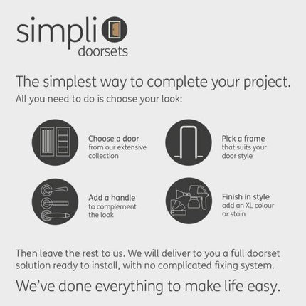 Oak Victorian 4 Panel Pre-Finished Door