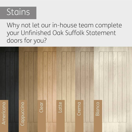 Oak Suffolk Original Unfinished Bi-Fold Door